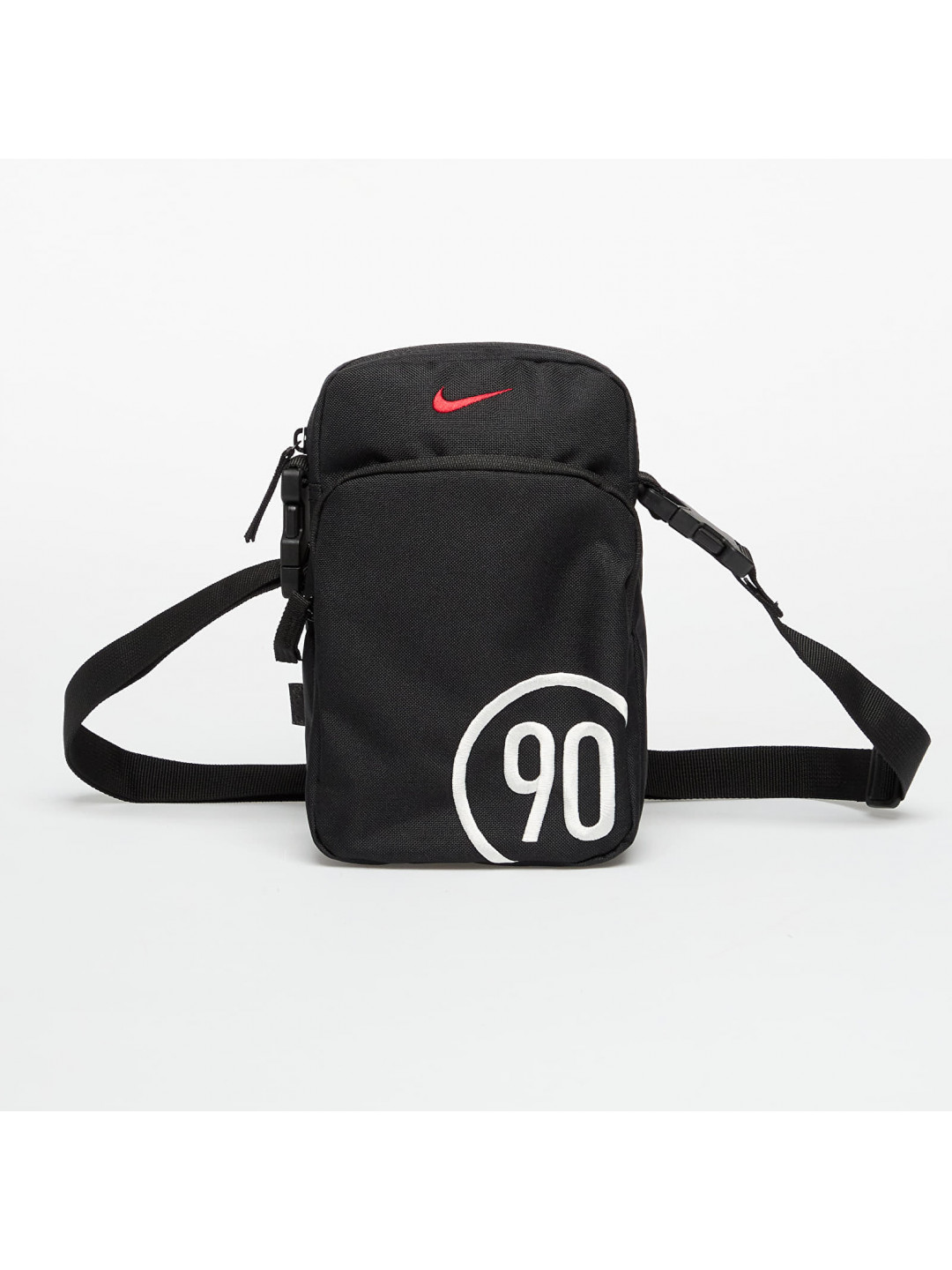 Taška Nike Heritage Total 90 Crossbody Bag 4L Black Black Gym Red 4 l